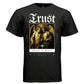 Trust Angel & Devil Oversized Streetwear T-Shirt | Gothic Blackletter Duality Graphic Tee | Project Hood 11 - Project Hood