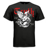 TRUTH Lessons of the Past Angel Graphic T-Shirt | Gothic Red Streetwear | Courage of Reality | Project Hood | 67 - Project Hood