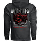 UNBREAKABLE Blindfolded Cherub Red Black Drip Oversized Hoodie | Project Hood 118 - Project Hood