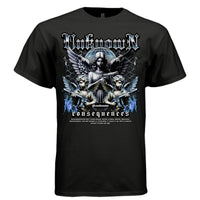 Unknown Consequences Armed Angel Graphic Tee | Dark Urban Streetwear | 33 - Project Hood
