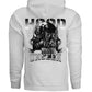 UNSEEN Crowned Skull Globe Oversized Hoodie | Project Hood 56 - Project Hood