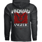WINGED ANGELIC Red Angel Temple Columns Gothic Oversized Hoodie | Project Hood 119 - Project Hood