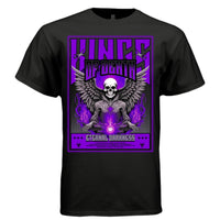 WINGS OF DEATH Graphic T-Shirt | Neon Purple Goth Streetwear | Eternal Darkness | Project Hood | 43 - Project Hood