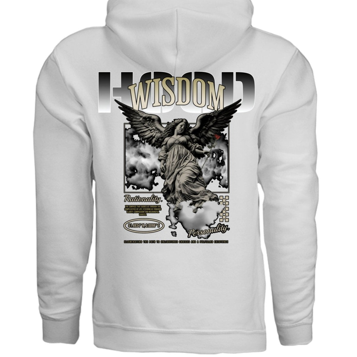 WISDOM Oversized Streetwear Hoodie | Project Hood 42 - Project Hood