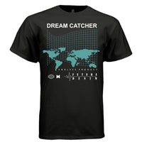 WORLD MAP Y2K Teal Globe Graphic T-Shirt | Unisex Streetwear 390 - Project Hood